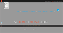 Desktop Screenshot of kohmakresort.com